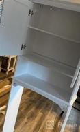 img 1 attached to Organize Your Bathroom With Spirich Home Over The Toilet Storage Cabinet! review by Michelle Taylor