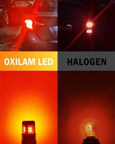 img 2 attached to Brilliant Red 1157 LED Bulbs for Brake and Tail Lights - 2800 Lumens, Super Bright, 2PCS - Compatible with 2057, 7528, 7507, BAY15D Sockets