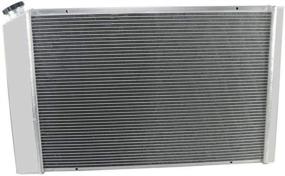 img 2 attached to 🔥 Enhance Engine Cooling Performance: ALLOYWORKS 3 Row All Aluminum Radiator for 1973-1991 Chevy GMC C/K Series Pickup Trucks Blazer Jimmy (A)