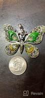 img 1 attached to 🦋 ORIONE Exquisite Rhinestone Butterfly Necklaces: Dazzling Jewelry for Girls review by Bob Moonin