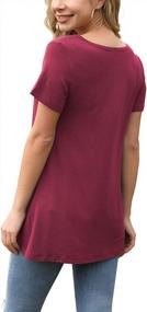img 1 attached to Stay Cool And Casual With AWULIFFAN Women'S Short Sleeve Tunic Tops