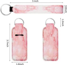 img 3 attached to Chapstick Keychain Keychains Accessories Rectangle