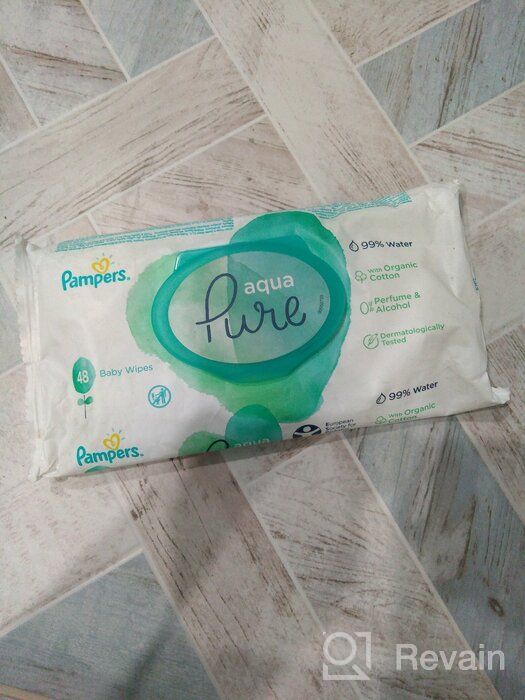 img 1 attached to Pampers Aqua Pure Wipes: Four-Pack for Gentle and Effective Baby Care review by Agata Zimka Semeniuk ᠌