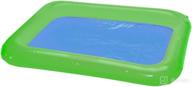 🏖️ topwon inflatable sand for kids - portable sand tray with sand molds & tray lid - ideal gift for creative play (29.5×39.3inch, random color) logo
