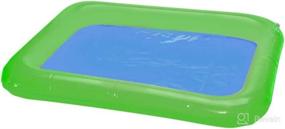 img 4 attached to 🏖️ Topwon Inflatable Sand for Kids - Portable Sand Tray with Sand Molds & Tray Lid - Ideal Gift for Creative Play (29.5×39.3Inch, Random Color)