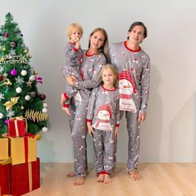 img 2 attached to Christmas Family Pajamas Set: Matching Sleepwear For Couples, Women, And Men By Babygoal