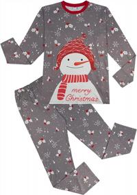 img 1 attached to Christmas Family Pajamas Set: Matching Sleepwear For Couples, Women, And Men By Babygoal