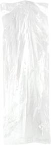 img 3 attached to 👗 HANGERWORLD Clear 65inch Dry Cleaning Laundry Polythylene Garment Covers – 20 Pack, 100 Gauge, Ultimate Protection for Clothes