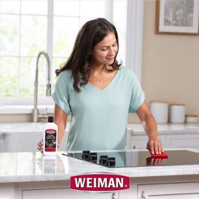 img 1 attached to 🔆 Weiman Glass Cooktop Cleaner & Polish - Protects and Enhances Shine for Glass/Ceramic Smooth Top Ranges - Gentle Formula - 10 Oz., Clear