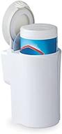 🧴 everyday solutions disinfectant wipes dispenser - concealed container holder - counter or wall mountable - air tight seal - fits 75 count wipes containers - effortless access logo