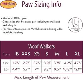 img 1 attached to Muttluks Woof Walkers: All-Season Dog Boots with Leather Soles for Summer and Winter