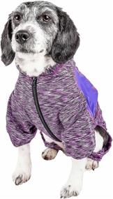 img 1 attached to Pet Life Heathered Performance Two Toned Dogs better for Apparel & Accessories