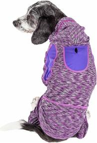 img 2 attached to Pet Life Heathered Performance Two Toned Dogs better for Apparel & Accessories