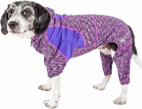 img 4 attached to Pet Life Heathered Performance Two Toned Dogs better for Apparel & Accessories