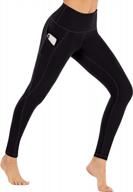 ewedoos leggings with pockets for women high waisted yoga pants with pockets for women soft yoga pants women logo