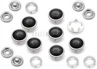 add a touch of elegance to your western clothes with craftmemore 12mm pearl-like snaps in black! logo