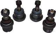 a-team performance - xrf 2x k7460x & k7467: greaseable upper and lower ball joint kit for 2003-2013 dodge ram 2500 3500 - enhanced 4x4 design logo