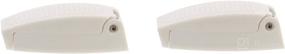 img 2 attached to Convenient ABN RV Camper Baggage Door Catch Hook 2-Pack: White, Durable Plastic Holders for Exterior Entry, Hatch, and Interior Cabinet