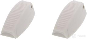 img 4 attached to Convenient ABN RV Camper Baggage Door Catch Hook 2-Pack: White, Durable Plastic Holders for Exterior Entry, Hatch, and Interior Cabinet