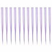 lilac purple straight one color party highlights clip on hair extensions 12 pcs synthetic hairpieces logo