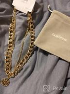 картинка 1 прикреплена к отзыву Стильные многослойные позолоченные ожерелья FAMARINE с геометрическими подвесками - идеальный подарок для девочки-подростка! от Ben Jacobson
