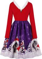 🎄 charmma women's scalloped sleeveless christmas clothing collection at dresses logo