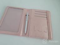 img 1 attached to Rose Gold ACdream Passport & Vaccine Card Holder - RFID Blocking Travel Documents Organizer Protector review by Robert Carter