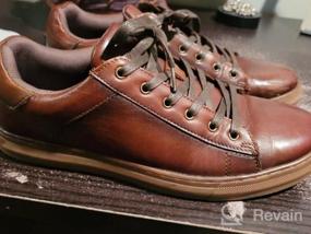 img 5 attached to Modern Men's Fashion Sneakers: Stylish Lace-up Oxford Shoes