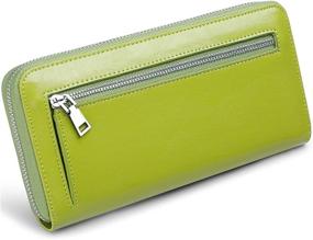 img 2 attached to Genuine Wristlet Women's Handbags & Wallets with JEEBURYEE Blocking Capacity at Wallets