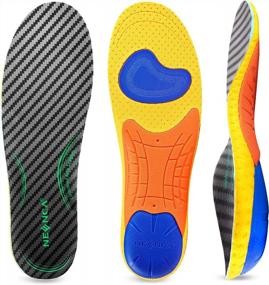 img 4 attached to NEENCA Medical Grade Orthotic Insoles For Plantar Fasciitis, Arch Support Inserts For Running Shoes, Gel Insoles For Flat Feet, High Arch, Fallen Arch, And Foot Pain Relief