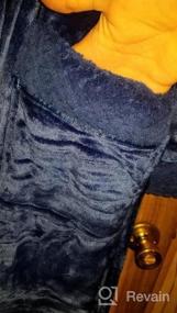 img 5 attached to PAVILIA Soft Plush Women Fleece Bathrobe, Cozy Spa Robe, Female Lounge Robe, Waffle Design