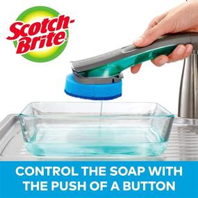 img 3 attached to 🧽 Scotch-Brite Non-Scratch Advanced Soap Control Dishwand: Leak-Free Guarantee for Long Lasting and Reusable Cleaning