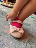 img 1 attached to FUNKYMONKEY Toddler Little Casual Ballet Girls' Shoes for Flats review by Eddie Pollard