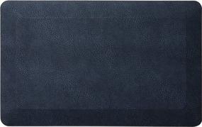 img 4 attached to Say Goodbye To Fatigue At Home And Office With SoHome Air Step Anti-Fatigue Standing Mat - Navy Blue, Non-Slip And Thick, Supports Foot, Knee And Back!