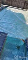 img 1 attached to Sun2Solar Clear 10-Foot-By-16-Foot Rectangle Solar Cover 1200 Series Heat Retaining Blanket For In-Ground And Above-Ground Rectangular Swimming Pools Use Sun To Heat Pool Bubble-Side Down review by Steve Lawrence