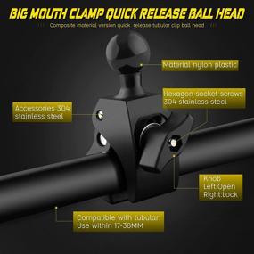 img 3 attached to Homyl Quick Release Tough Claw Handlebar