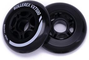img 2 attached to Upgrade Your Skating Experience With Rollerex VXT500 Inline Skate Wheels - Available In Various Sizes And Colors For Indoor And Outdoor Use