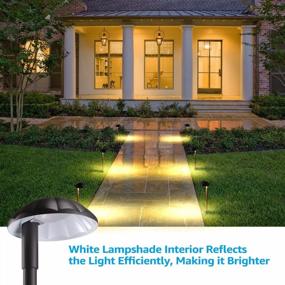 img 3 attached to LEONLITE 12-Pack Low Voltage LED Landscape Pathway Light - 5W 400LM, 12V Wired Outdoor Lighting, IP65 Waterproof & Oil Rubbed Bronze Finish, 3000K Warm White