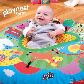 img 3 attached to 🐔 Ultimate Playnest Farm: Interactive Baby Activity Center & Floor Seat by Galt Toys