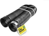 flex-drain 51910: 4-inch by 12-feet flexible 🌿 landscaping drain pipe – perforated, expandable & efficient logo