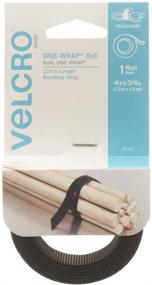 img 4 attached to 💡 VELCRO Brand ONE-WRAP Bundling Ties - Keep Cords and Cables Tidy with Reusable Fasteners - 4ft x 3/4in, Black