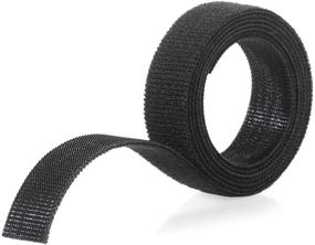 img 1 attached to 💡 VELCRO Brand ONE-WRAP Bundling Ties - Keep Cords and Cables Tidy with Reusable Fasteners - 4ft x 3/4in, Black