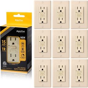 img 4 attached to 🔌 Faith Electric GFCI Outlets: Industrial-Grade Electrical Protection with Tamper Resistance