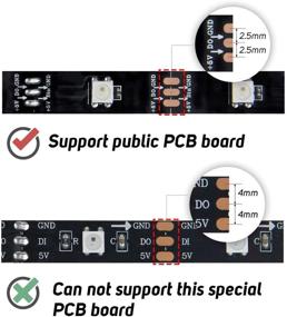 img 1 attached to 🔌 BTF-LIGHTING 10 sets 3-PIN 10mm Width Right Angle L Shape Solderless Corner Connector for WS2811, WS2812B, and SK6812 LED Strip. No Soldering Required. Supports LED Strip with 144 LEDs-per-meter and ALTOVE LED Strip.
