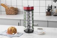 premiumracks coffee pod storage carousel with removable sugar box - modern and stylish design логотип