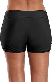 img 2 attached to 🩳 Yonique Women's Solid Tankini Bottoms - Swim Shorts for Swimsuit Bottoms