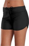 🩳 yonique women's solid tankini bottoms - swim shorts for swimsuit bottoms logo