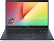 💻 ноутбук asus vivobook 14 тонкий и легкий с процессором ryzen 5 3500u, 14-дюймовым fhd ips дисплеем, 8 гб оперативной памяти ddr4, 256 гб pcie накопителем ssd, веб-камерой, подсветкой клавиатуры, считывателем отпечатков пальцев, wifi bluetooth, операционной системой windows 10 home. логотип