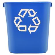 🗑️ universal rubbermaid recycling container with increased capacity logo
