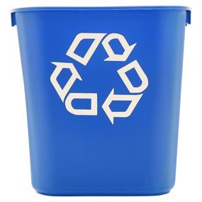 img 3 attached to 🗑️ Universal Rubbermaid Recycling Container with Increased Capacity